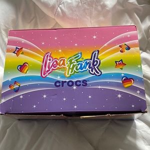 Lisa Frank Crocs- Mens: 9 Women’s: 11